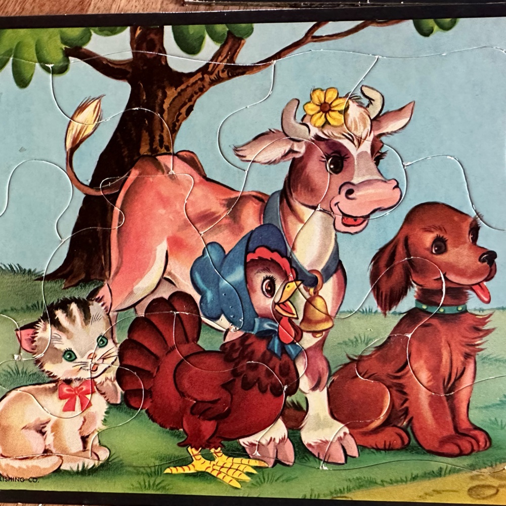 Set of three vintage Whitman Publishing CO. Puzzles VGC